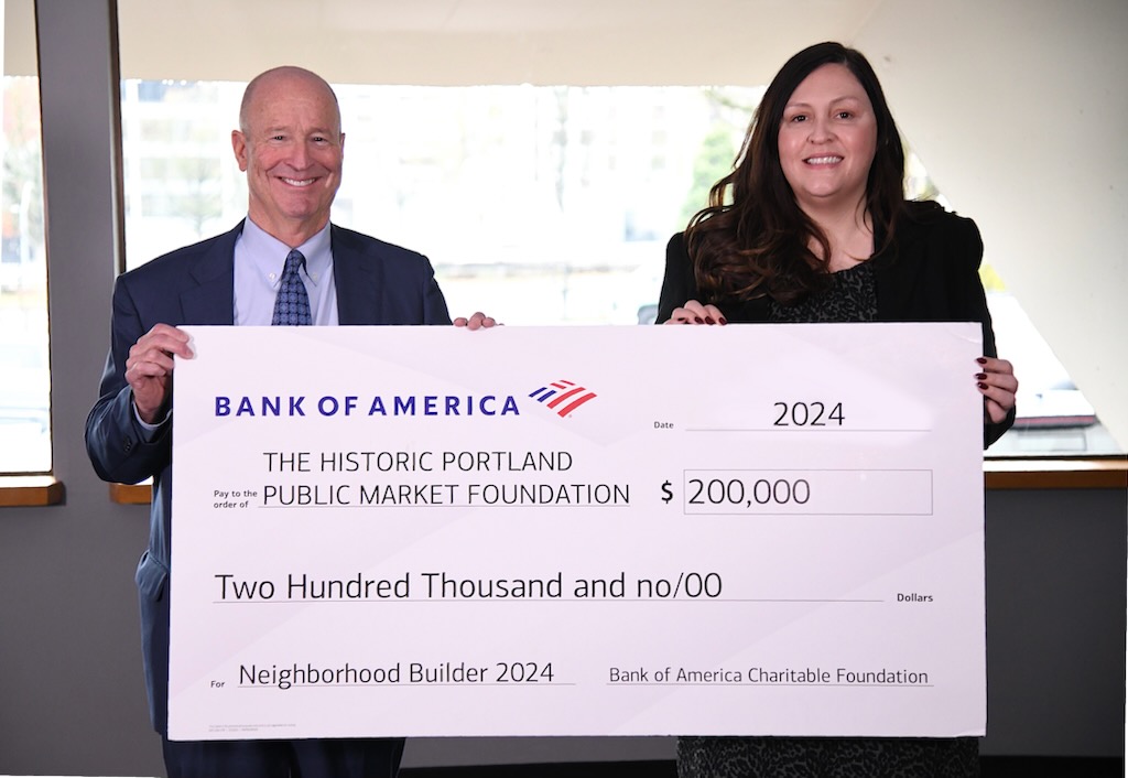 James Beard Public Market accept their $200,000 award check